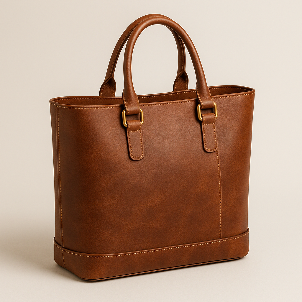 Full‑Grain Leather Tote Bag
